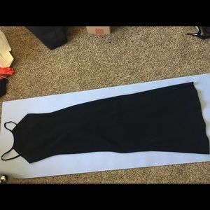 Calvin Klein formal long black dress size 4